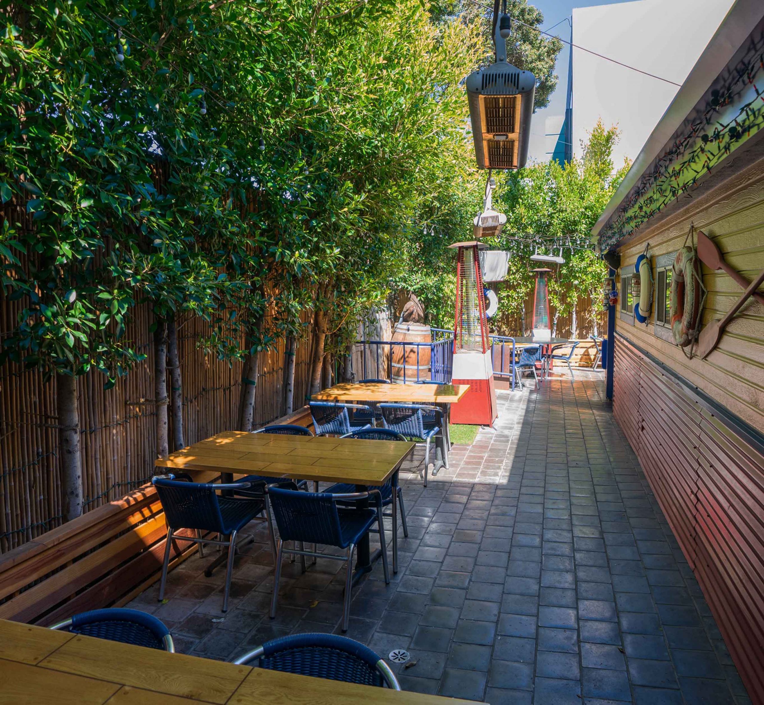 Heated Patio At The Galley Santa Monica Heated Patio
